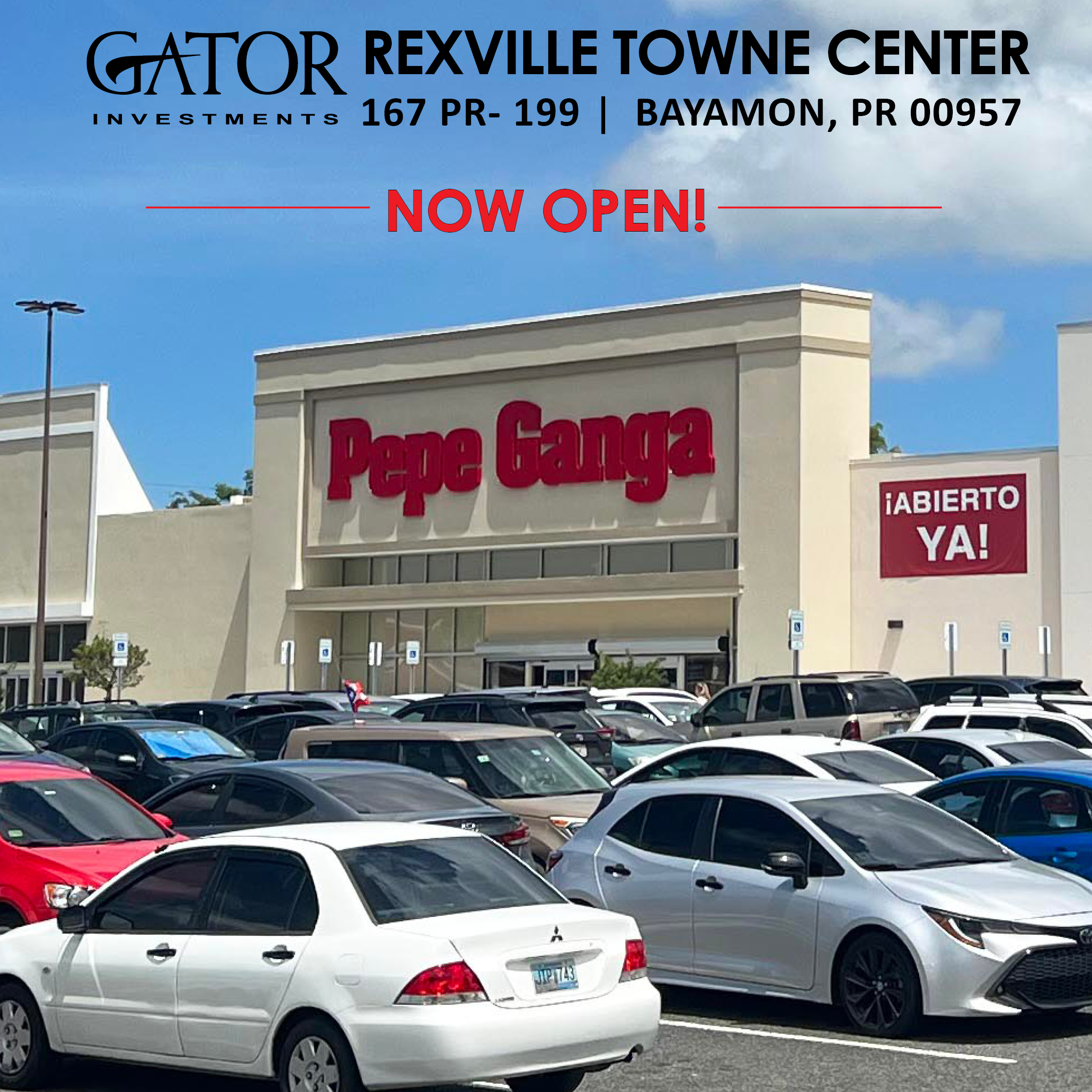 Join Burlington, Pepe Ganga & Grand Stores (Coming Soon) in a Newly  Redeveloped Rexville Towne Center in Bayamon, PR!